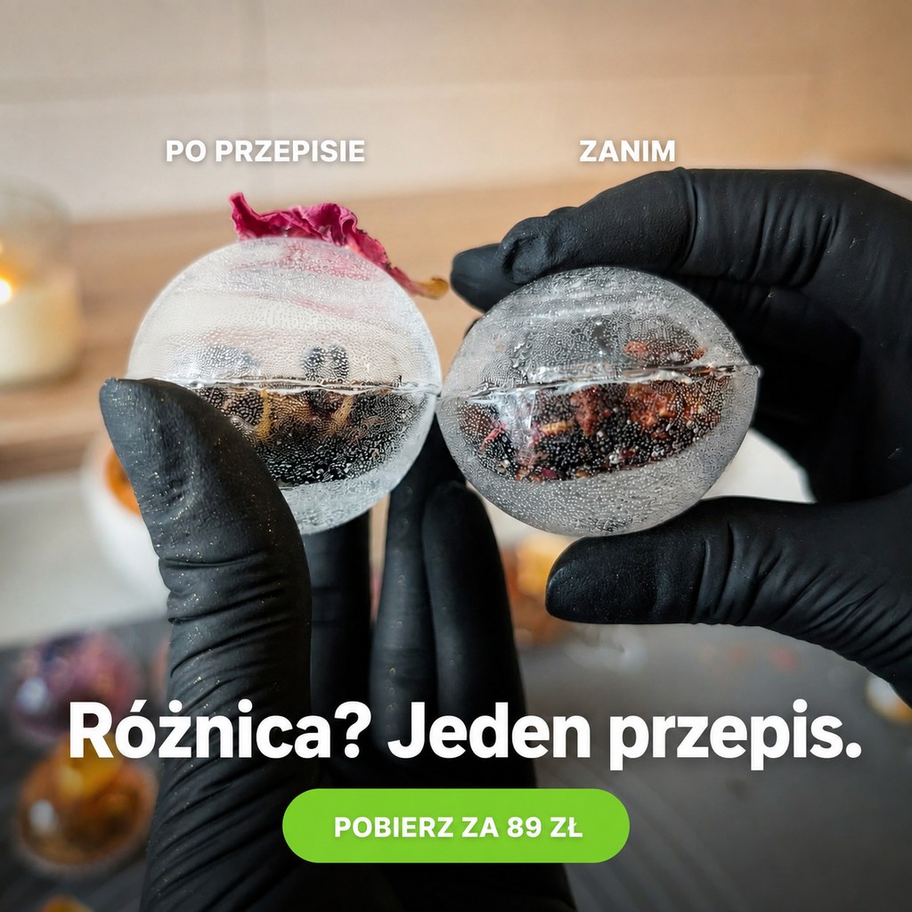 Reklama e-booka: dwie bomby w dłoniach, „Różnica? Jeden przepis.”