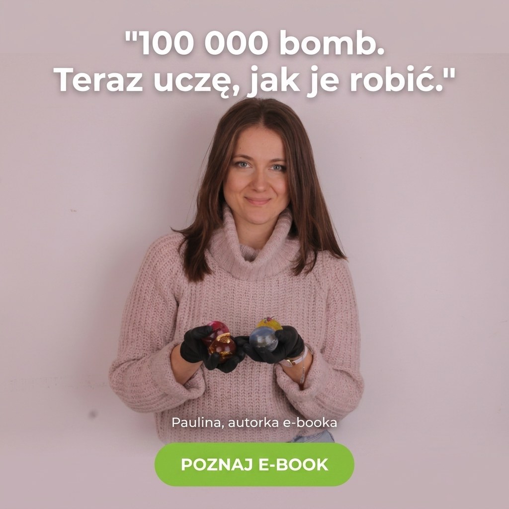 Reklama e-booka: autorka z produktem