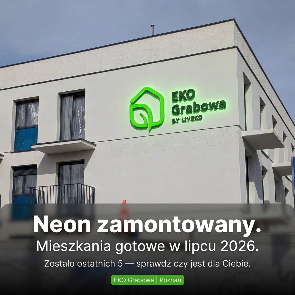 Reklama EkoGrabowej: ostatnie pięć mieszkań